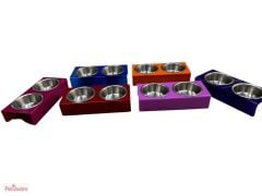 PLEXİGLASS İKİLİ MAMA KABI