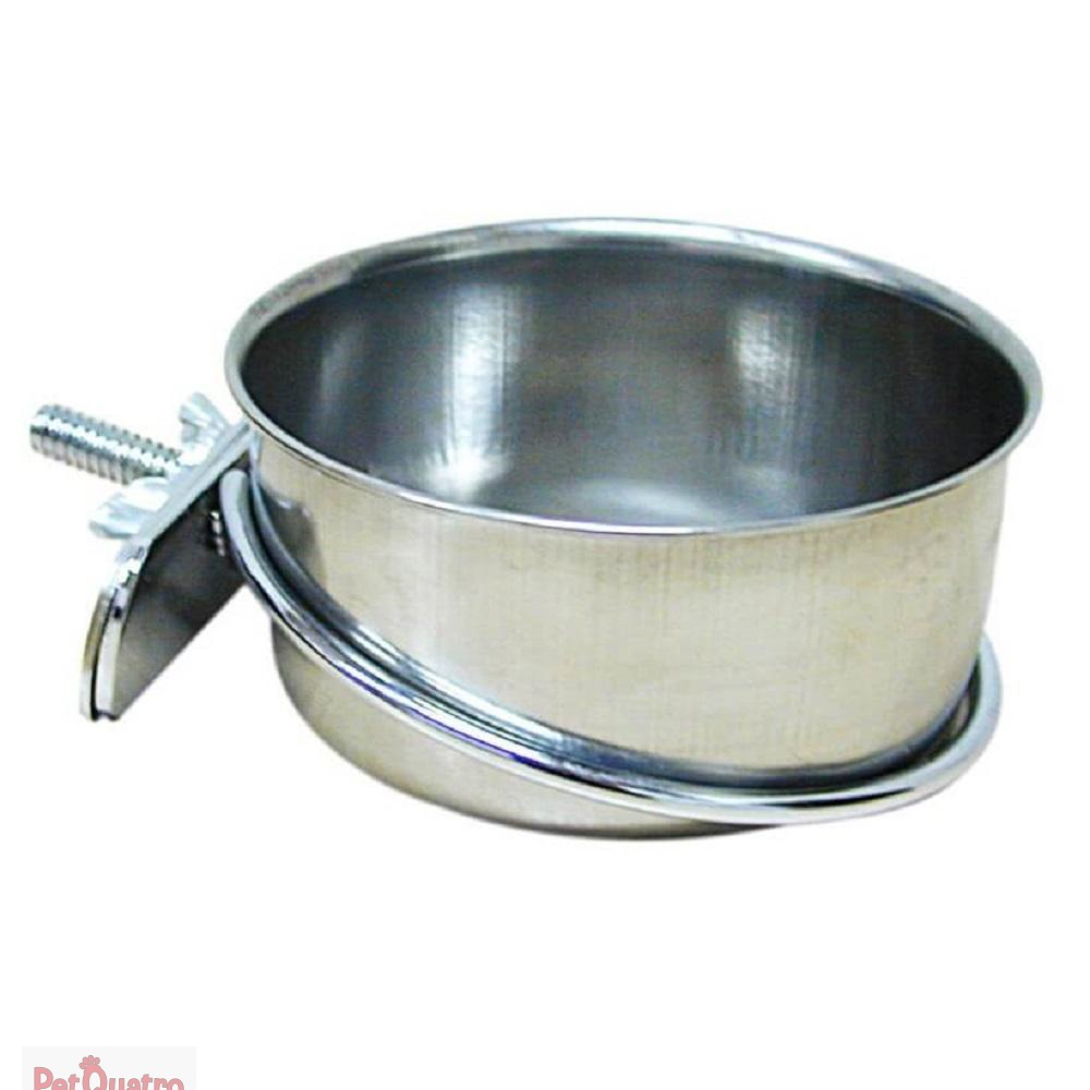 VİDALI ASKILI 20 OZ METAL YEM KABI