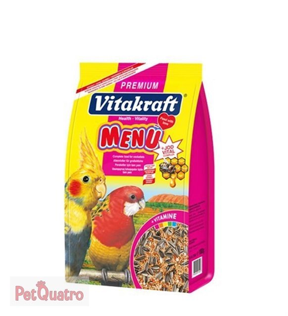 VİTAKRAFT MENÜ PARAKET YEMİ 1000 GR