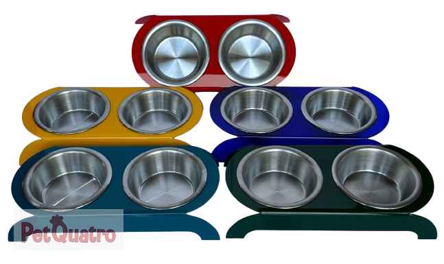 PLEXİGLASS OVAL İKİLİ MAMA KABI