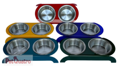 PLEXİGLASS OVAL İKİLİ MAMA KABI