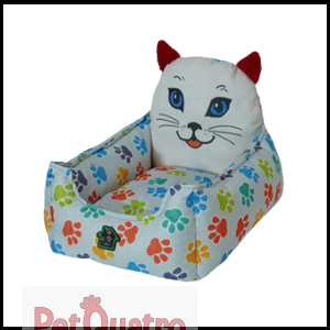 KEDİ KAFALI YATAK 60*60