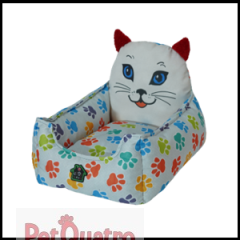 KEDİ KAFALI YATAK 60*60