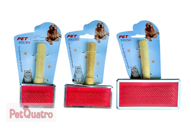 AHŞAP SAPLI METAL FIRÇA  S 6*12 CM
