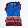 DENİM PLAİD DRESS