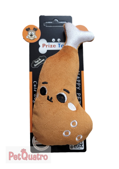PELUŞ TAVUK BUT KÖPEK OYUNCAK(20CM)
