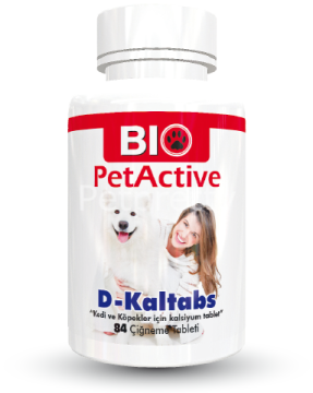 D-KALTABS KEDİ ve KÖPEKLER için KALSİYUM TABLETİ