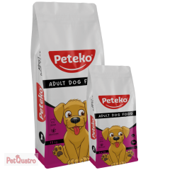 PETEKO YETİŞKİN KÖPEK MAMASI KUZULU 15KG