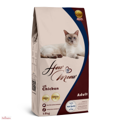HOW MEOW YETİŞKİN KEDİ MAMASI TAVUKLU 15 KG