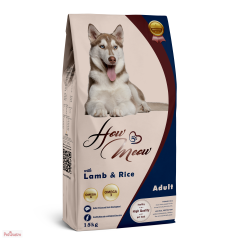 HOW MEOW YETİŞKİN KÖPEK MAMASI KUZU&PİRİNÇ 15KG