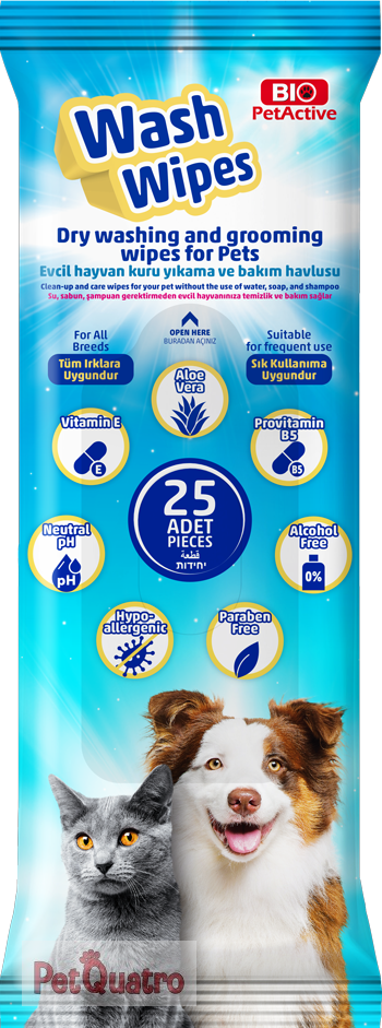 WASH WİPES ISLAK MENDİL 25Lİ