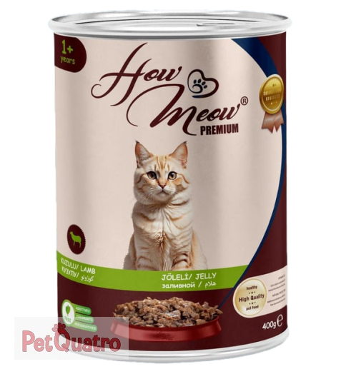 HOWMEOW YETİŞKİN KEDİ KONSERVE KUZULU 400 GR
