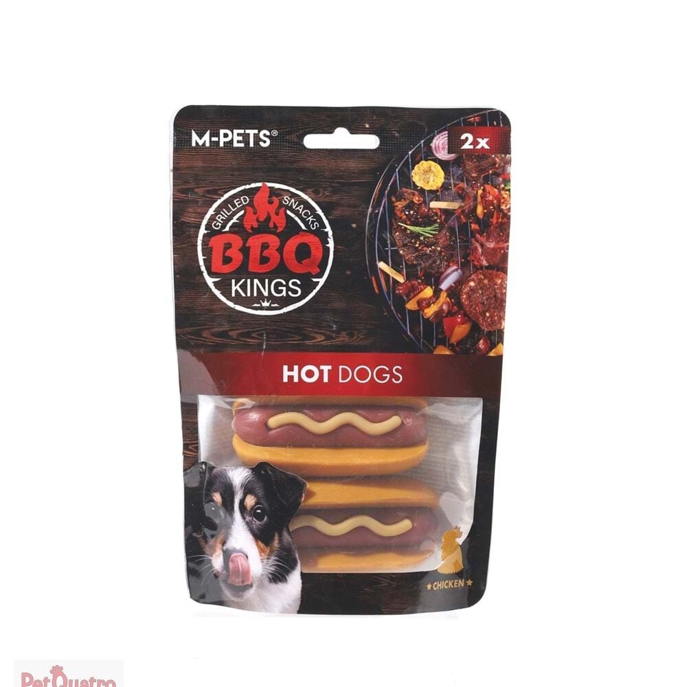 M-PETS BBQ KINGS HOT DOGS CHICKEN ÖDÜL 135GR