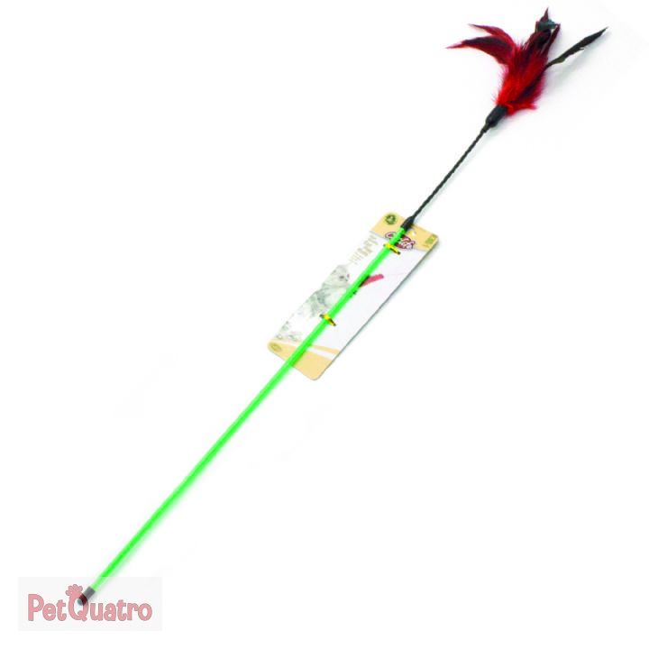 CATLİFE KEDİLER İÇİN TÜYLÜ ZİLLİ OLTA 70CM