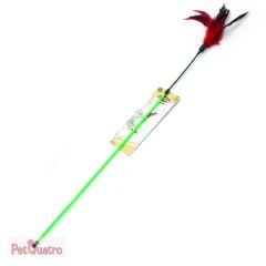 CATLİFE KEDİLER İÇİN TÜYLÜ ZİLLİ OLTA 70CM