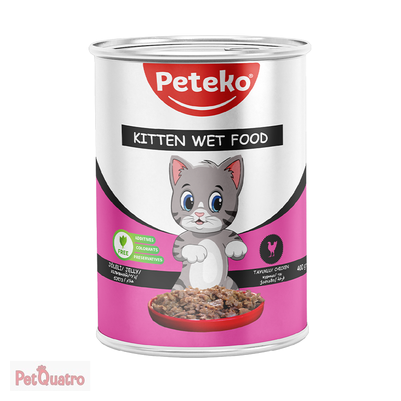 PETEKO YAVRU KEDİ KONSERVE 400GR