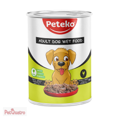 PETEKO YETİŞKİN KÖPEK KONSERVE TAVUKLU 400GR