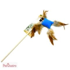 CATLİFE KEDİLER İÇİN NATUREL TÜYLÜ YASTIK ZİLLİ OL
