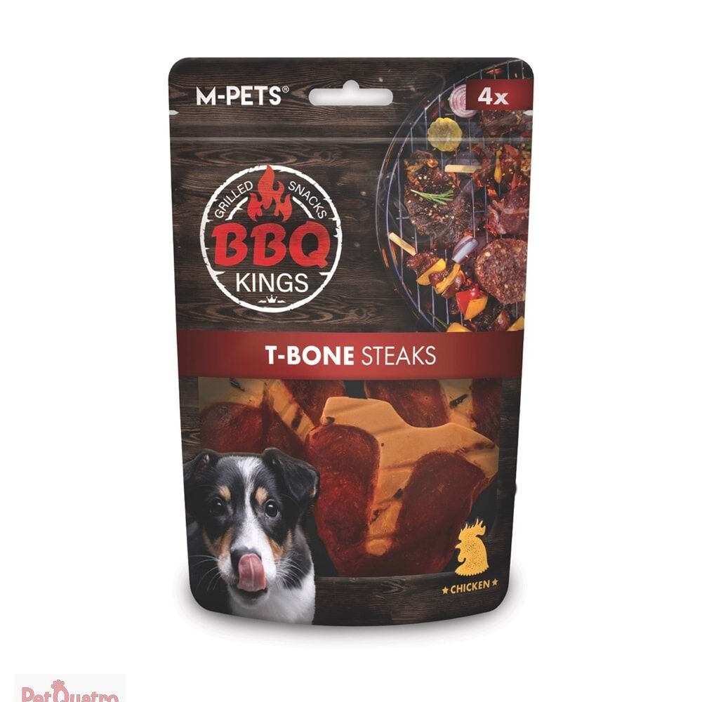 M-PETS BBQ KINGS T-BONE STEAKS CHICKEN ÖDÜL 105GR