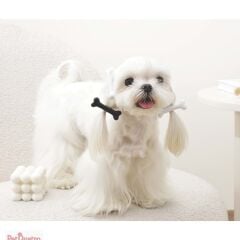 M-PETS GLAM KÖPEKLER İÇİN AKSESUAR TOKA BLACK/WHİT