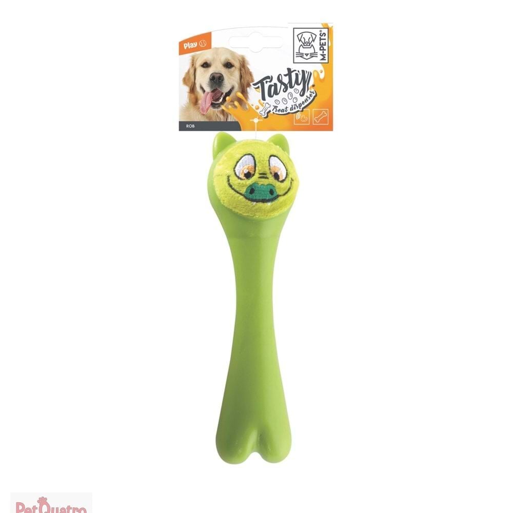 M-PETS ROB ÖDÜL HAZNELİ KAUÇUK KÖPEK OYUNCAĞI GREE