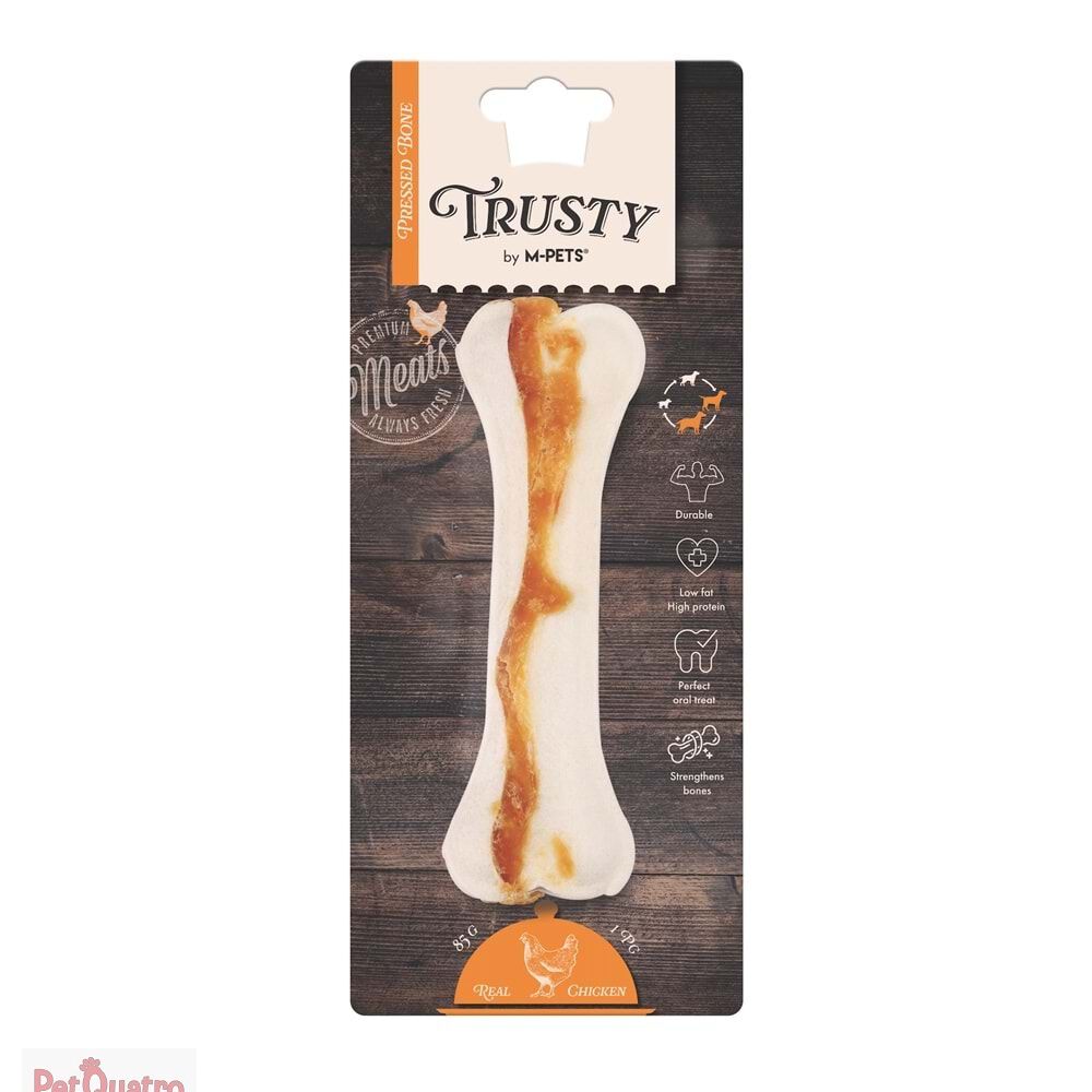 M-PETS TRUSTY CHICKEN PRESS KEMİK 85GR/15,3CM