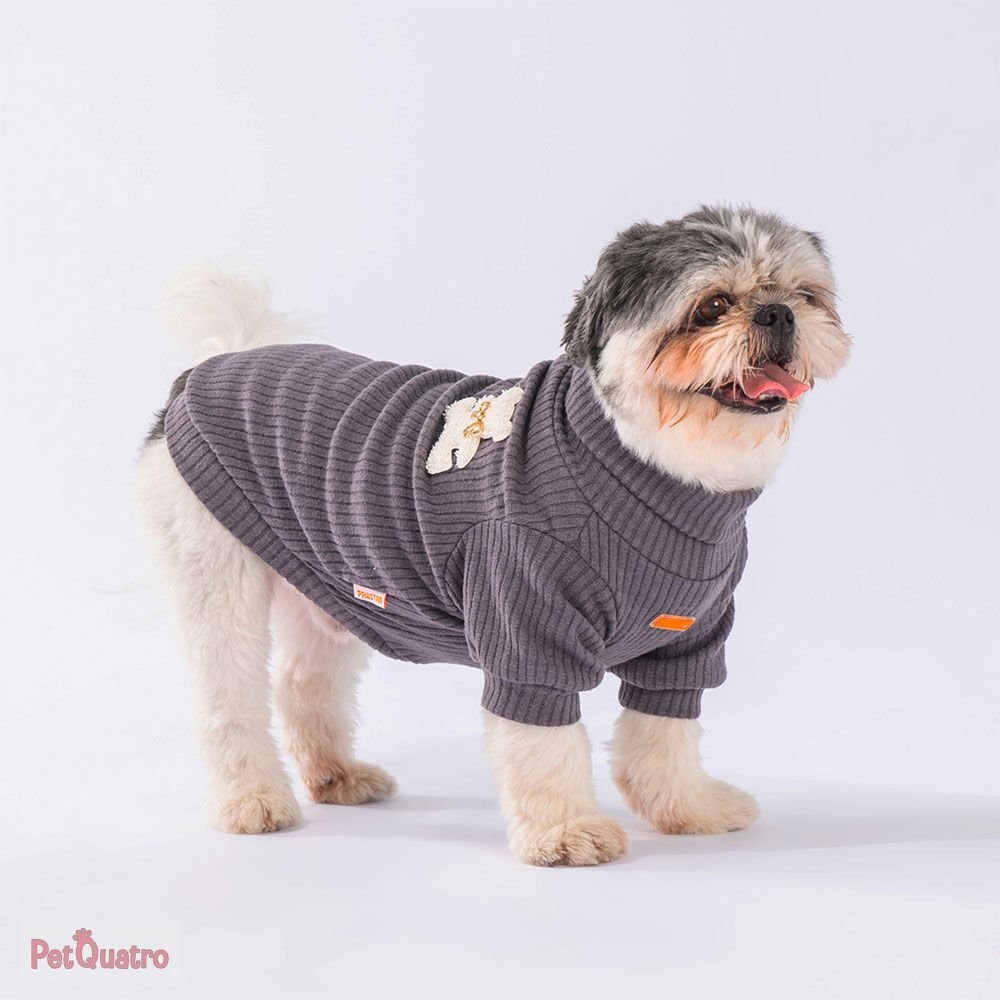 ANTHRACİTE TURTLENECK SWEAT