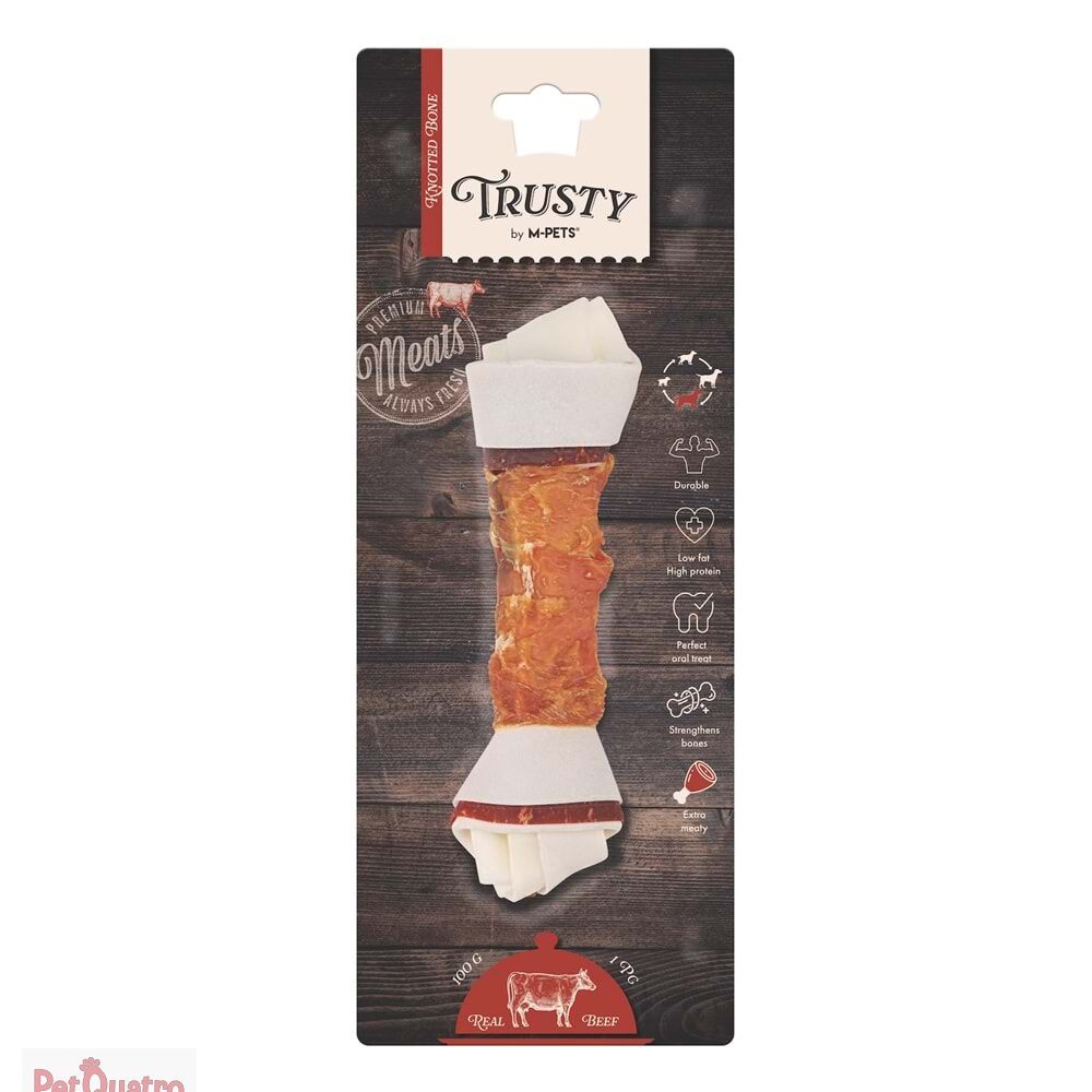 M-PETS TRUSTY EXTRA BEEF DÜĞÜMLÜ KEMİK 100GR/20,3C
