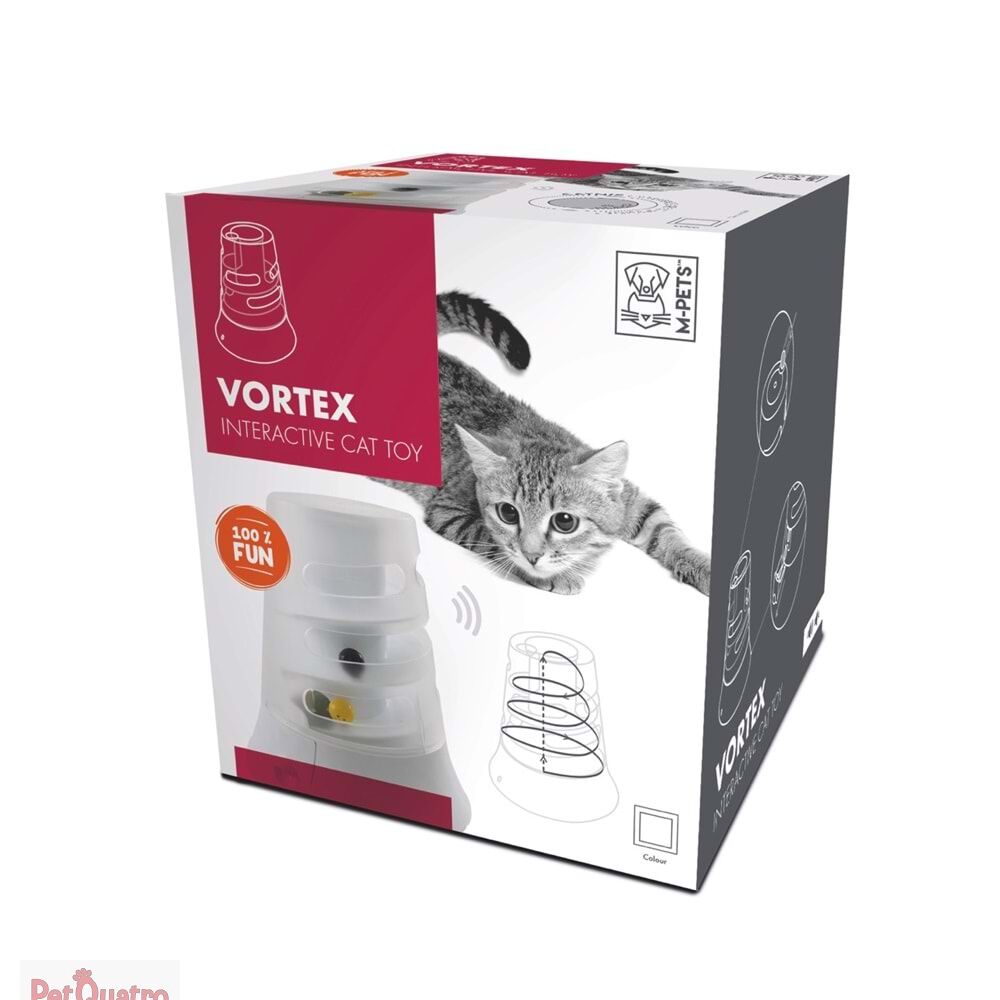 M-PETS VORTEX ELECTRONİC KEDİ OYUNCAĞI WHİTE