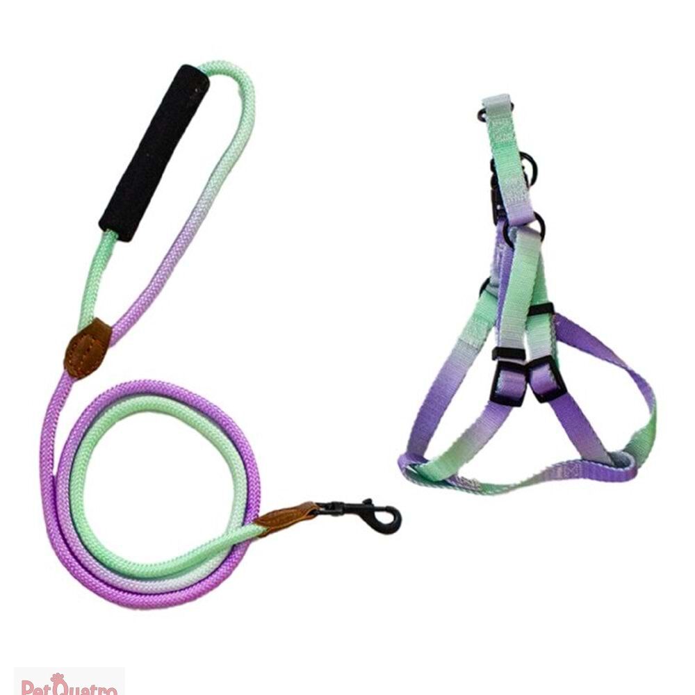 ALLY PAWS HARNESS & LEASH ROPE (M) 10MMX120CM