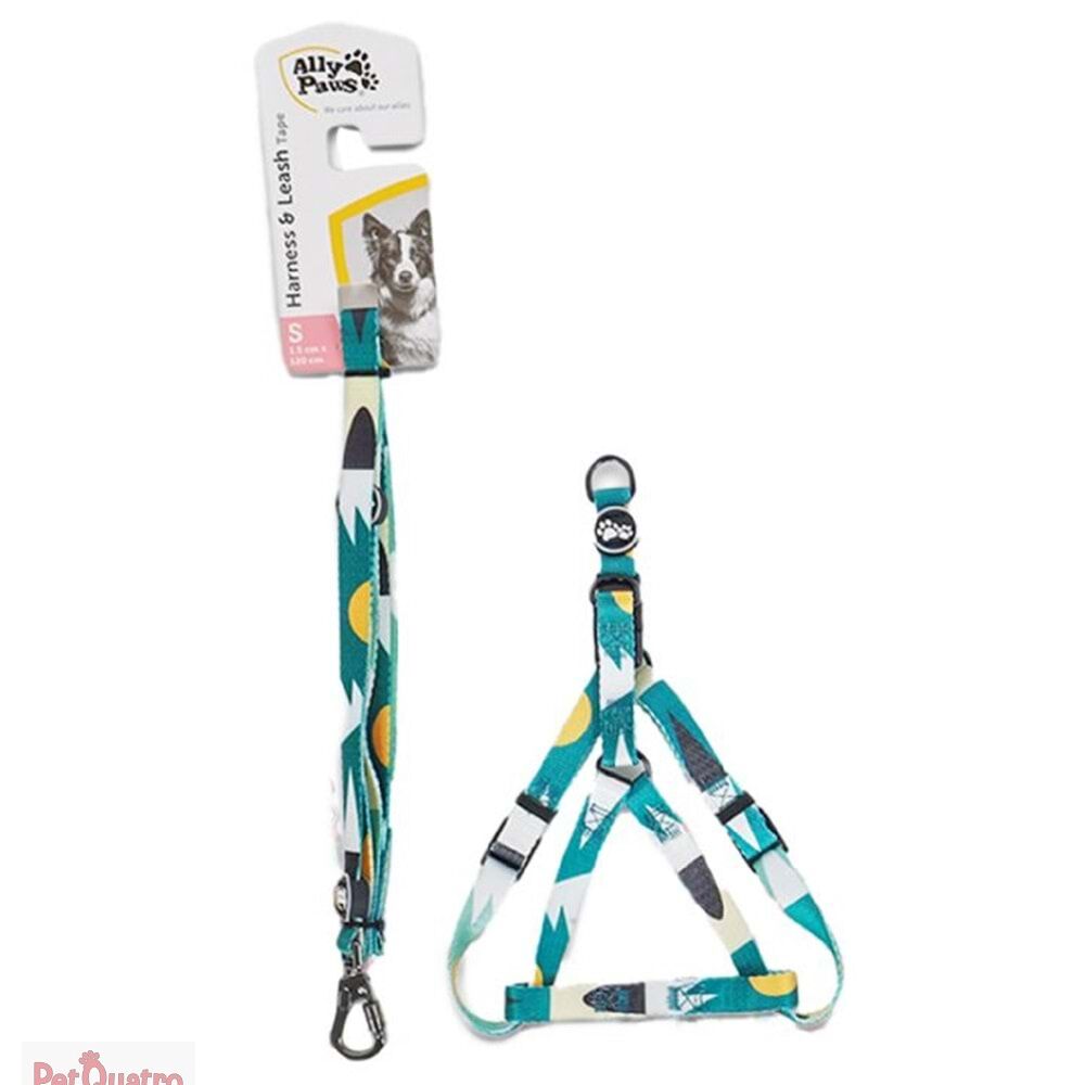 ALLY PAWS HARNESS & LEASH TAPE (S) 1,5CMX120CM
