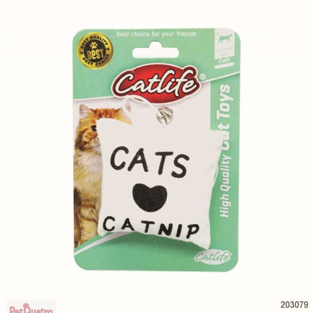 CATLİFE KEDİLER İÇİN CATNİP YASTIK OYUNCAK ZİLLİ