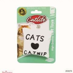 CATLİFE KEDİLER İÇİN CATNİP YASTIK OYUNCAK ZİLLİ