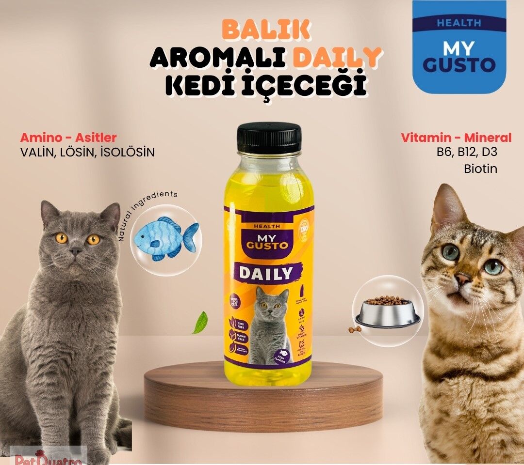 MY GUSTO CAT JUİCE 300 ML BALIK AROMALI