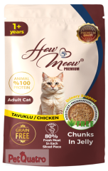 HOWMEOW YETİŞKİN KEDİ POUCH TAVUKLU 85GR