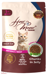 HOWMEOW YETİŞKİN KEDİ POUCH BİFTEKLİ 85 GR