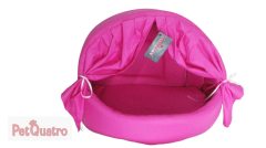 PERDELİ KUMAŞ YUVA  PEMBE