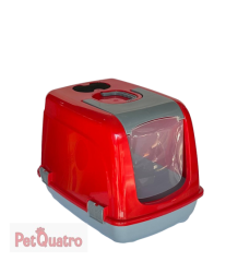 PETQUATRO KAPALI KEDİ TUVALETİ
