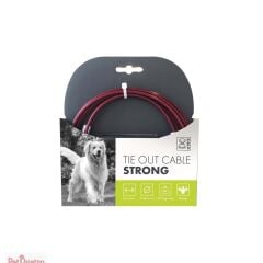 M-PETS STRONG BAHÇE BAĞLAMA HALATI 3MT/RED