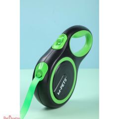 M-PETS LIBERTY OTOMATİK GEZDİRME ŞERİT 5MT/GREEN (