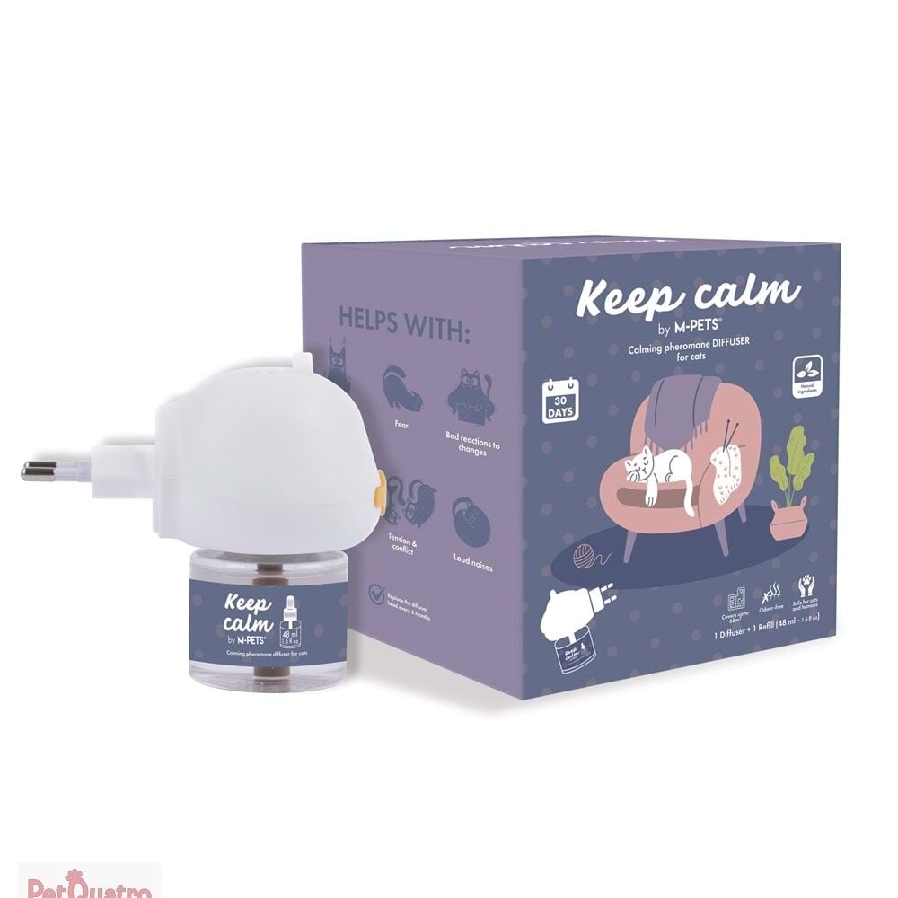 M-PETS KEEP CALM KEDİ SAKİNLEŞTİRİCİ DİFFUSER SET