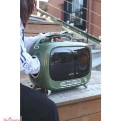 M-PETS SIXTIES TV TAŞIMA ÇANTASI GREEN 44X26X38CM