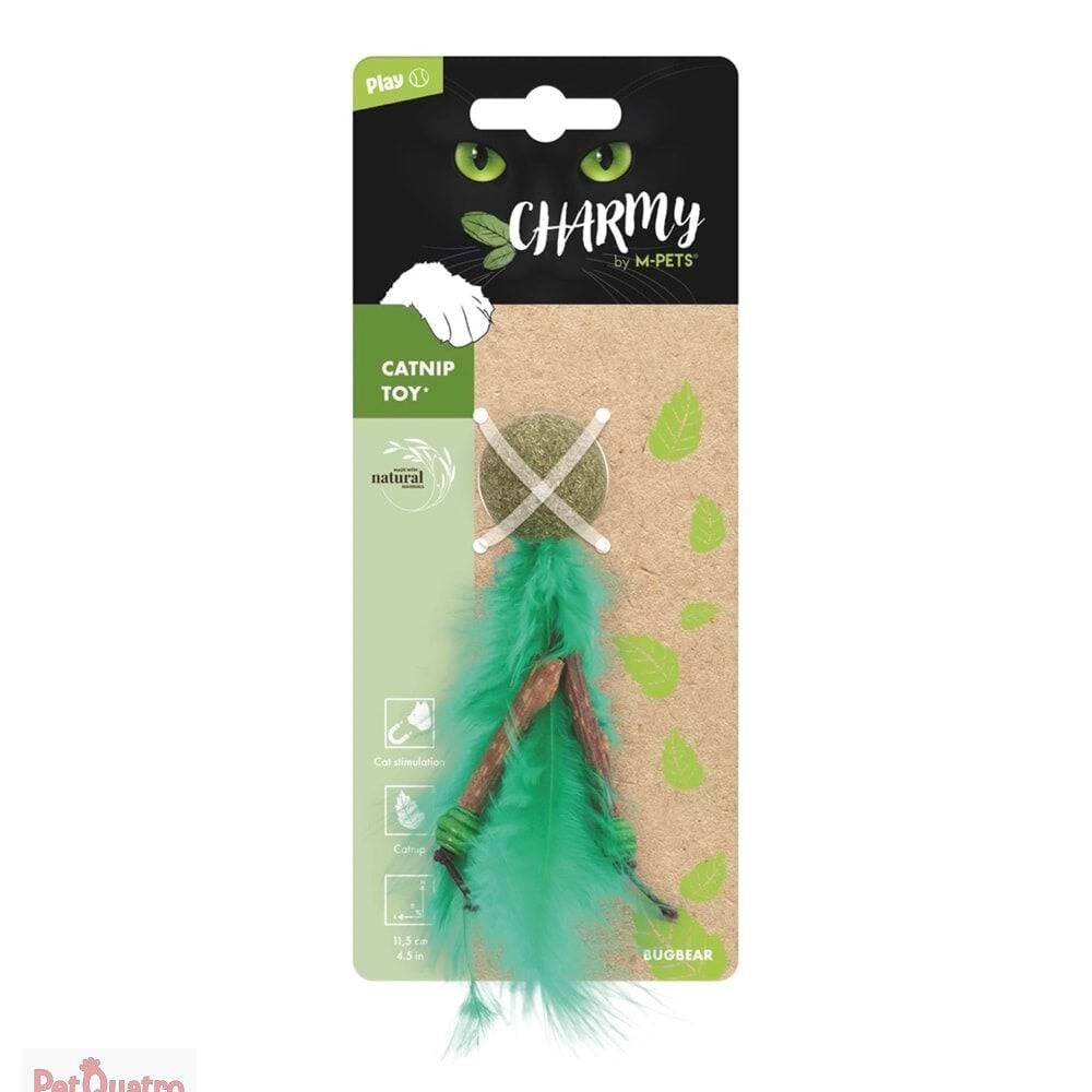 M-PETS CHARMY BUGBEAR CATNİPLİ OYUNCAK YEŞİL