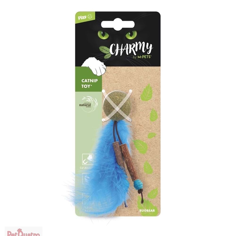 M-PETS CHARMY BUGBEAR CATNİPLİ OYUNCAK MAVİ