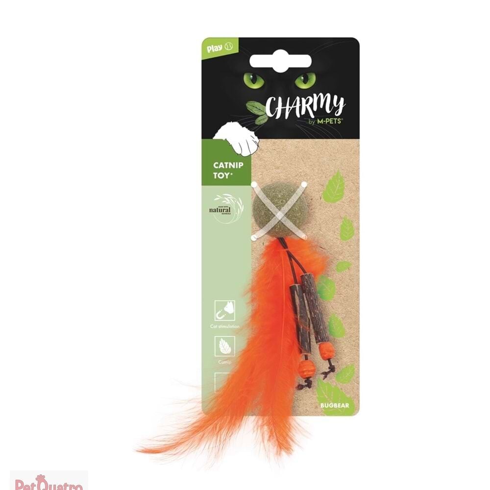 M-PETS CHARMY BUGBEAR CATNİPLİ OYUNCAK TURUNCU
