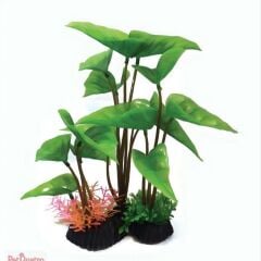 AKVARYUM DEKORU PLASTİK BİTKİ 22CM