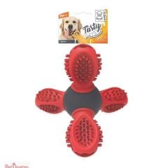 M-PETS SATURN ÖDÜL HAZNELİ KAUÇUK OYUNCAK RED