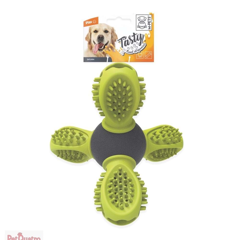 M-PETS SATURN ÖDÜL HAZNELİ KAUÇUK OYUNCAK GREEN
