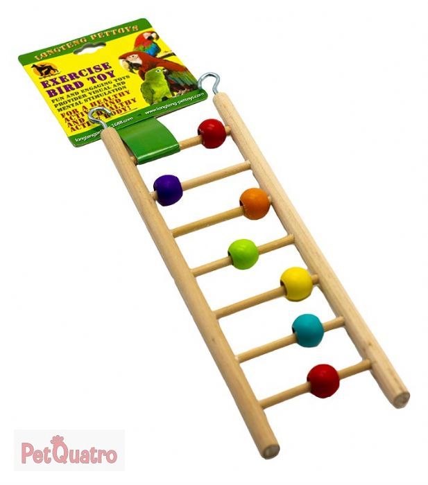 KUŞLAR İÇİN LÜX AHŞAP MERDİVEN 31,5 CM