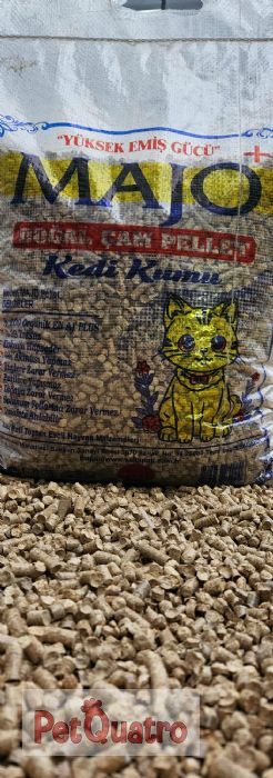 MAJO ÇAM PELLETİ KEDİ KUMU 10L